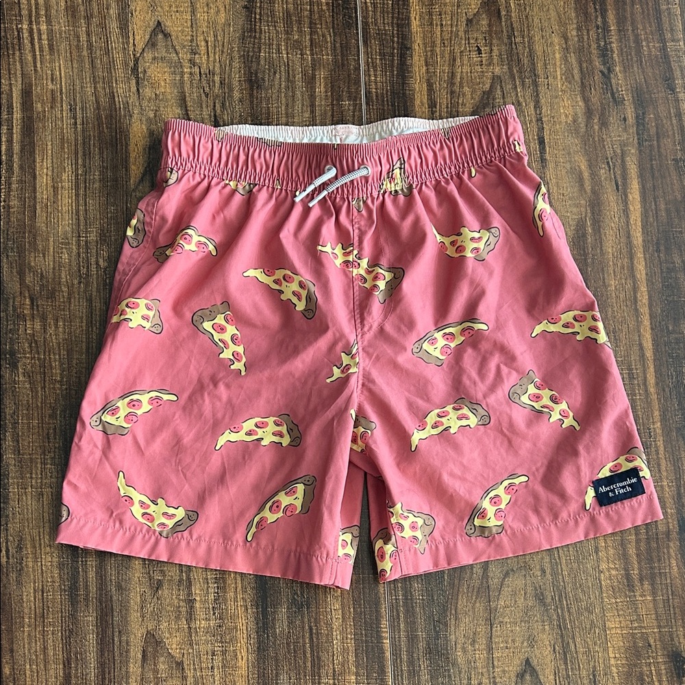 Abercrombie Kids Pizza Print Swim Shorts